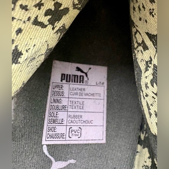 Preloved Puma High Boxing Sneaker Green Suede Boots Women's Size 9 - Picture 10 of 11